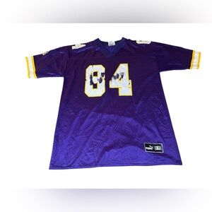 Vintage Puma Men Minnesota Vikings Randy Moss Home Jersey Sz Large